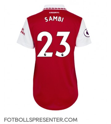 Arsenal Albert Sambi Lokonga #23 Hemma Matchtröja Dam 2022-23 Kortärmad